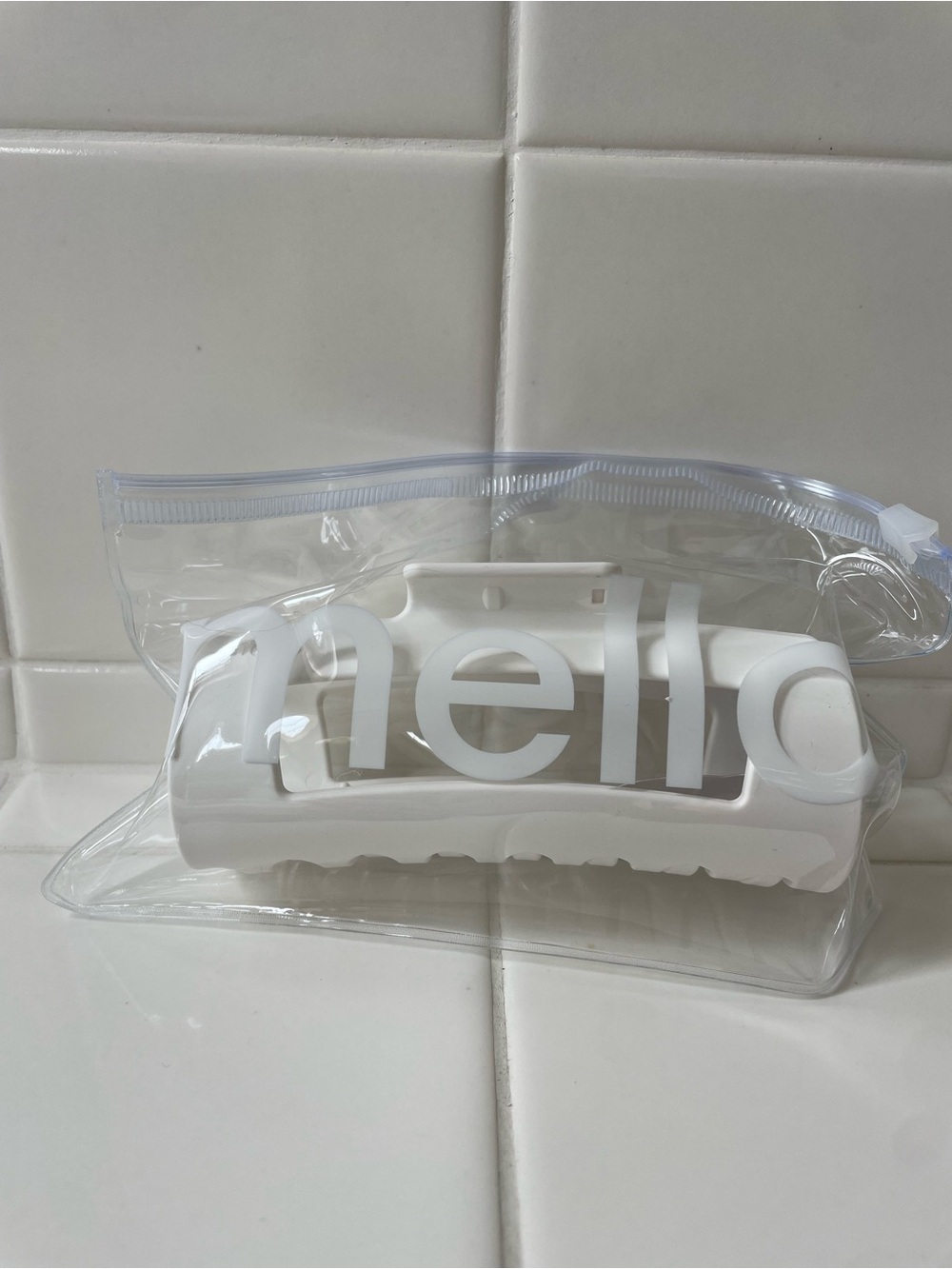 Hello White Oversized Hair Claw Clip - Women Accessories